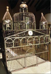 I inherited this Victorian style 7' tall bird cage, is anyone