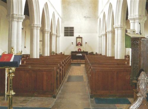 Calm Interior of Stoke by Clare Church.