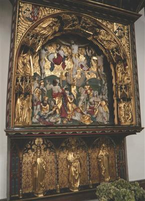 Flamboyant Reredos in Cavendish Church