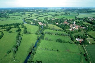 Dedham looking towards Manningtree